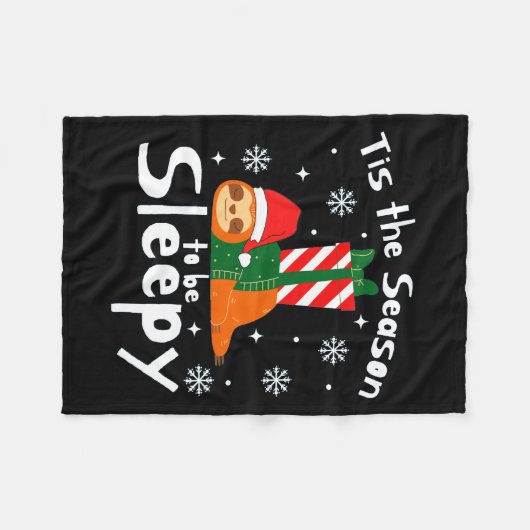 Das ist die Jahreszeit, um ein ruhiges, lustiges F Fleecedecke (Vorderseite (Horizontal))