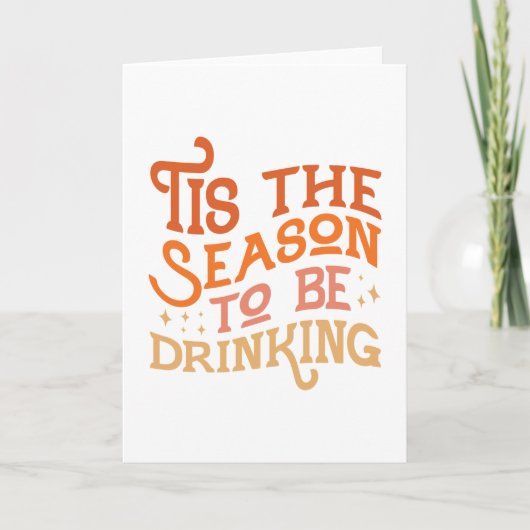 Das ist die Jahreszeit, um ein sonniges Urlaubsdes Karte (Vorderseite)