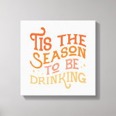 Das ist die Jahreszeit, um ein sonniges Urlaubsdes Leinwanddruck (Vorderseite)