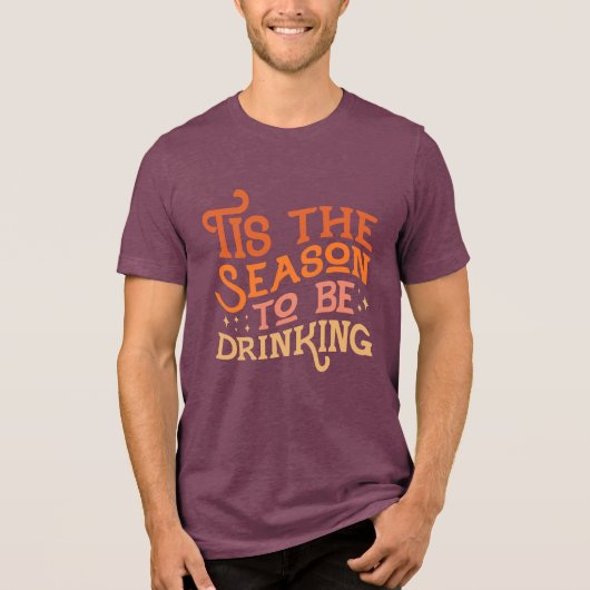 Das ist die Jahreszeit, um ein sonniges Urlaubsdes Tri-Blend Shirt (Vorderseite)