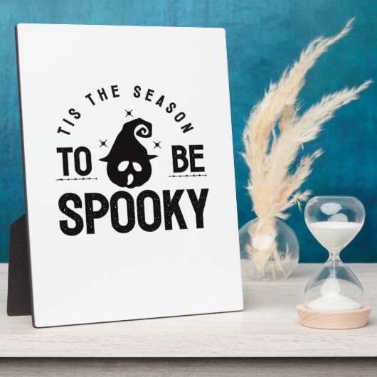 Das ist die Jahreszeit, um ein toller Halloween-Ta Fotoplatte (Seite)