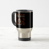 Das ist die Jahreszeit, um ein wunderschönes und t Reisebecher (Vorderseite Links)