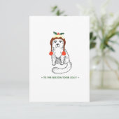 Das ist die Jahreszeit, um eine fröhliche Weihnach (Stehend Vorderseite)