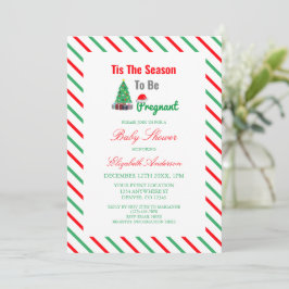 Das ist die Jahreszeit, um eine schwangere Babydus Einladung