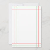 Das ist die Jahreszeit, um eine schwangere Babydus Einladung (Rückseite)