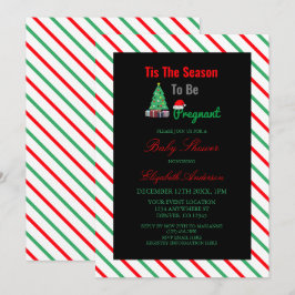 Das ist die Jahreszeit, um eine schwangere Babydus Einladung