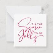Das ist die Jahreszeit, um Jolly Urlaub zu machen Mitteilungskarte (Vorderseite)