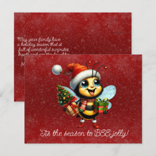 'Das ist die Jahreszeit, um Jolly zu sein Postkarte
