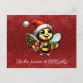 'Das ist die Jahreszeit, um Jolly zu sein Postkarte (Vorderseite)