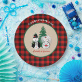 Das ist die Jahreszeit, um Niedlich Verheirateten  Pappteller (Party)