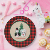 Das ist die Jahreszeit, um Niedlich Verheirateten  Pappteller (Party)