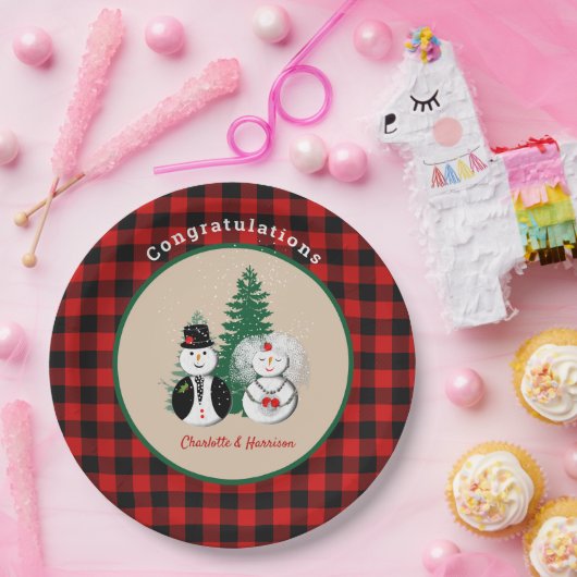 Das ist die Jahreszeit, um Niedlich Verheirateten Pappteller (Party)