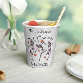 Das ist die Jahreszeit, um Spaß zu haben - Skelett Pappbecher