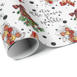 Das ist die Jahreszeit, um Weihnachts-Umschlagpapi Geschenkpapier
