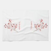 "Das ist die Jahreszeit Wasserfarbe Winter Berry Geschirrtuch (Horizontal)