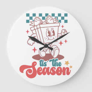 Das ist die Jahreszeit   Weihnachten Große Wanduhr