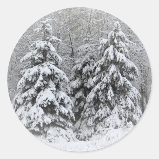 Das ist die Jahreszeit. . . Winterurlaub Runder Aufkleber (Vorderseite)