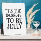 Das ist die Jahreszeit zu Neujahrsfeier Retro Cl Fotoplatte (Seite)