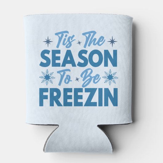 Das ist die Jahreszeit zu sein Freezin - Winterspa Dosenkühler (Rückseite)