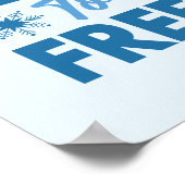 Das ist die Jahreszeit zu sein Freezin - Winterspa Poster (Ecke)