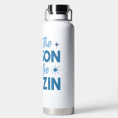 Das ist die Jahreszeit zu sein Freezin - Winterspa Trinkflasche (Rückseite)