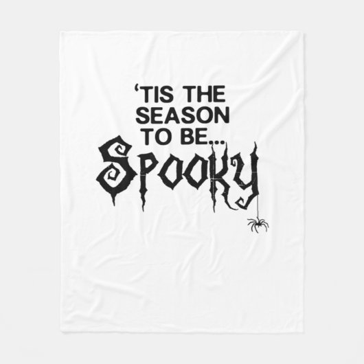 Das ist die Jahreszeit zu spucken Fleecedecke (Vorderseite)