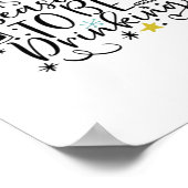 Das ist die Jahreszeit zu trinken Poster (Ecke)