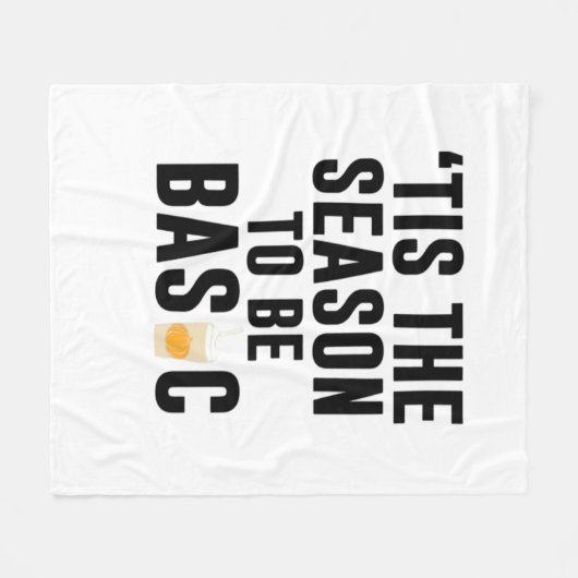 Das ist die Jahreszeit zu Weihnachten Fleecedecke (Vorderseite (Horizontal))