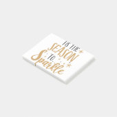 Das ist die Jahreszeit zum Funkeln Post-it Klebezettel (angewinkelt)