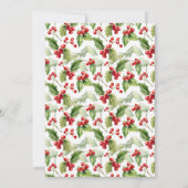 'Das ist die Jahreszeit zum Toasty! Cocktail-Party Einladung (Rückseite)