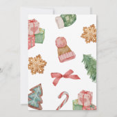 Das ist die Jahreszeit ZWEI! Weihnachten 2. Geburt Einladung (Rückseite)