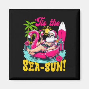 Das ist die Meersonne Santa Strand Sommer Weihnach Magnet