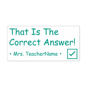 "Das Ist Die Richtige Antwort!" Tutor Stempel