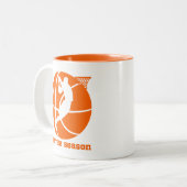 Das ist die Saison Basketball Slam Dunk Zweifarbige Tasse (Vorderseite Links)
