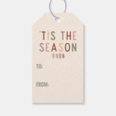 Das ist die Saison Boho Geschenkanhänger (Vorderseite)