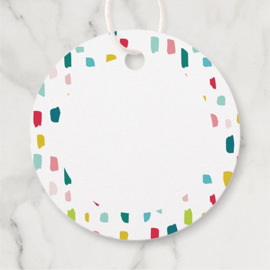 Das ist die Saison CHRISTMAS GIFT fett gefeiert fe Geschenkanhänger (Rückseite)