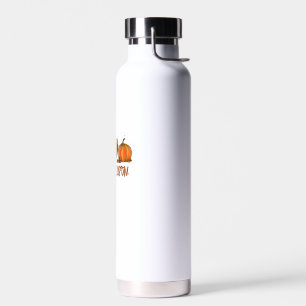 Das ist die Saison Fußball Sport Herbst Kürbis als Trinkflasche