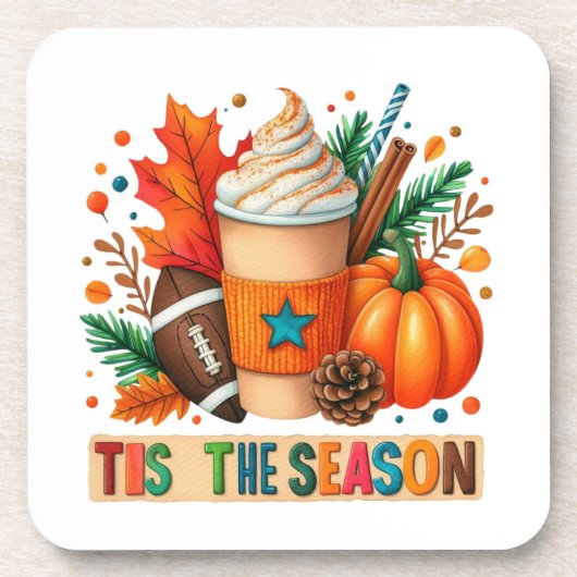 Das ist die Saison-Getränkekarte Getränkeuntersetzer (Vorderseite)