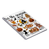 'Das ist die Saison Halloween Doodles Notizblock (Rechte Seite)