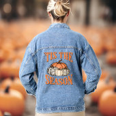 'Das ist die Saison Herbst Pumpkins Western Denim Jeansjacke