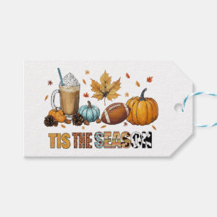 Das ist die Saison Herbstzeit mit Football und Kaf Geschenkanhänger