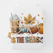 Das ist die Saison Herbstzeit mit Football und Kaf Geschenkpapier Set (Beispiel)