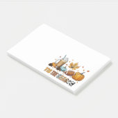 Das ist die Saison Herbstzeit mit Football und Kaf Post-it Klebezettel (angewinkelt)