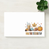 Das ist die Saison Herbstzeit mit Football und Kaf Post-it Klebezettel (Büro)