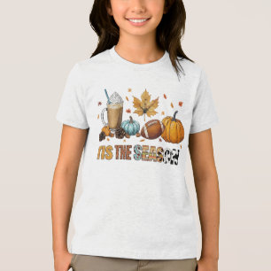 Das ist die Saison Herbstzeit mit Football und Kaf Tri-Blend Shirt