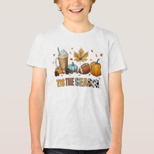 Das ist die Saison Herbstzeit mit Football und Kaf Tri-Blend Shirt