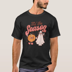 Das ist die Saison Pumpkin Boo 60er 70er Hippie Ha T-Shirt