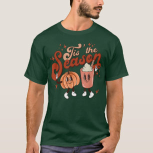 Das ist die Saison Pumpkin Boo 60er 70er Hippie Ha T-Shirt