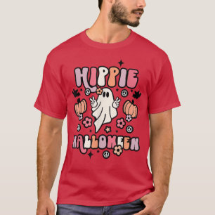 Das ist die Saison Pumpkin Boo 60er 70er Hippie Ha T-Shirt