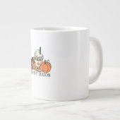 Das ist die Saison Pumpkin Erntedank Football Mini Jumbo-Tasse (Vorderseite Rechts)
